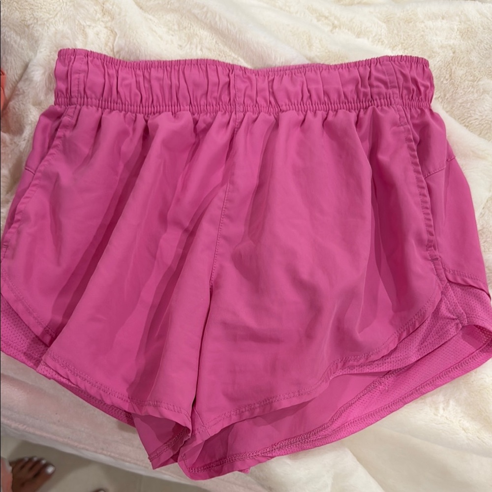 Women's Pink Athletic Shorts